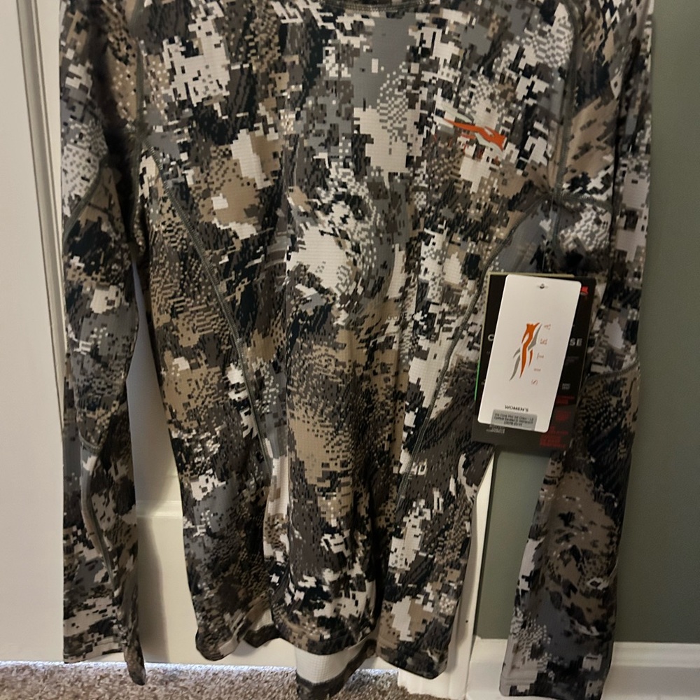 Sitka women's mid weight crew Long sleeve medium